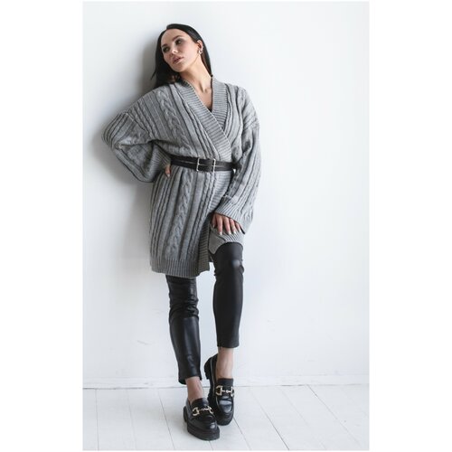 Кардиган RED CARDIGAN серый оверсайз