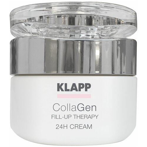 Klapp CollaGen Клапп Крем увлажняющий 24 ч (24 h Cream 50 ml) klapp cosmetics крем увлажняющий коллагеновое наполнение 24 часа collagen fill up thrapy 24 h cream 50 мл