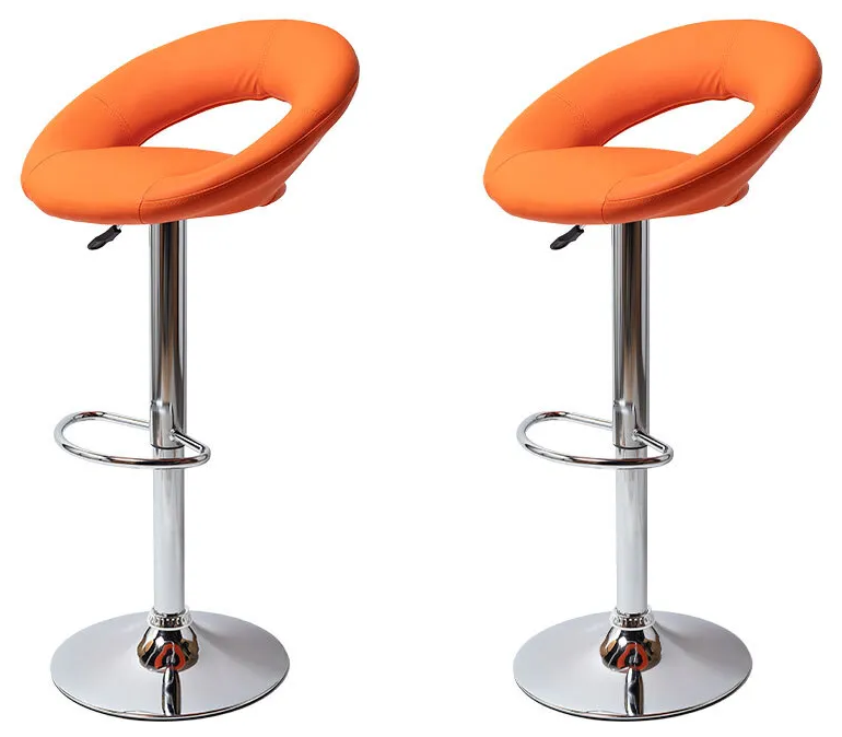 Комплект из двух барных стульев BN 1009-1 оранжевый