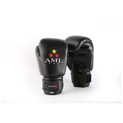 Перчатки боксерские AML Star черные (12 унций)