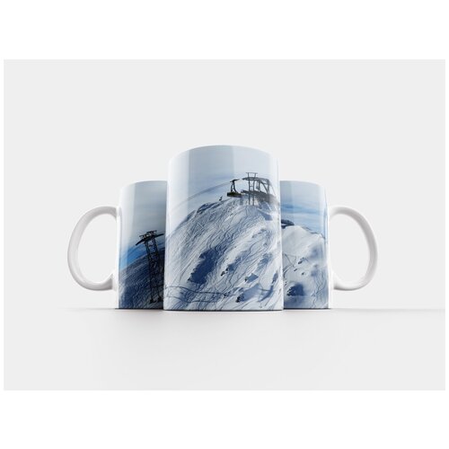 фото Кружка "финкенберг, зима, кататься на лыжах" 320 мл lotsprints