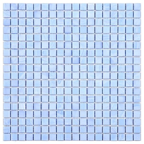 Кухонная стеклянная Мозаика одноцветная чип 15 Alma NB-BL552 голубой