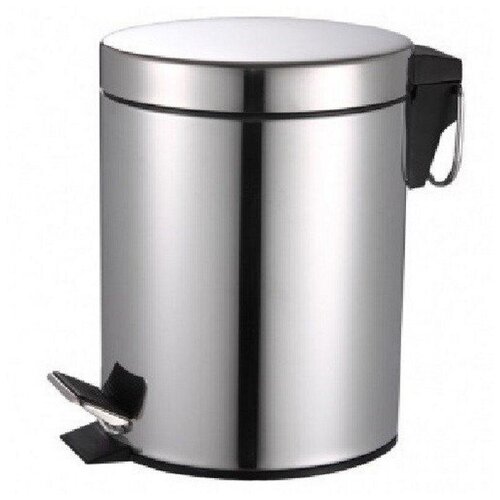 Ведро мусорное с педалью BXG 20л нерж сталь, хром...