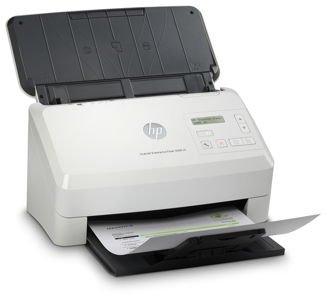 Сканер HP ScanJet Enterprise Flow 5000 s5 (CIS, A4, 600 dpi, USB 3.0, ADF 80 sheets, Duplex, 65 ppm/130 ipm, 1y warr, (replace L2755A))