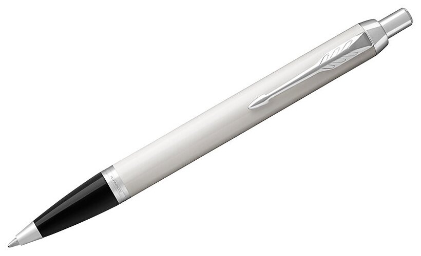 Ручка шариковая Parker "IM White CT" синяя, 1,0мм, кнопочн., подар. уп.