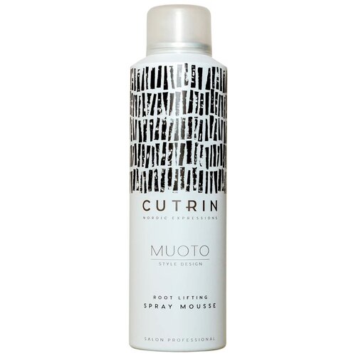 Cutrin спрей-мусс Muoto Root Lifting Spray Mousse, 200 мл cutrin мусс muoto weightless volumizing mousse 200 мл