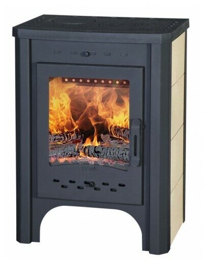 фото Печь-Камин Бавария С Плитой И Теплообменником