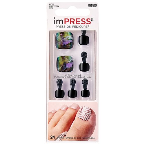 Kiss Твердый лак Импрессс Педикюр Ол инклюзив, Impress Toe Nails BIPT032