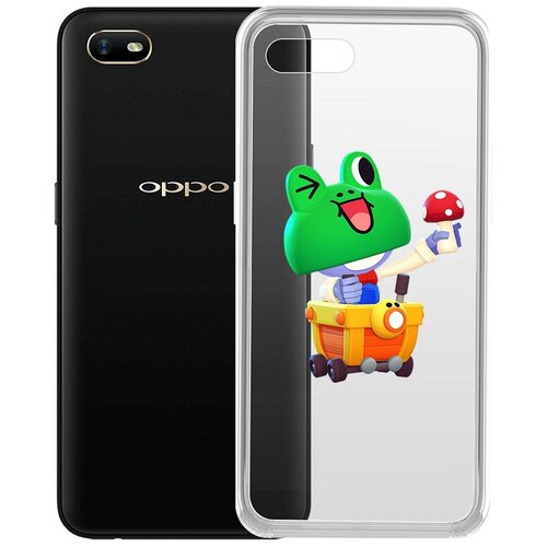 фото Чехол-накладка clear case brawl stars-леонард карл для oppo a1k/realme c2 krutoff group