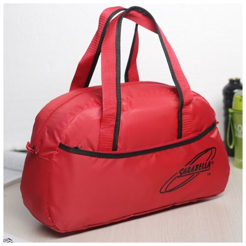 фото Сумка спортивная, отдел на молнии, наружный карман, цвет красный нет бренда