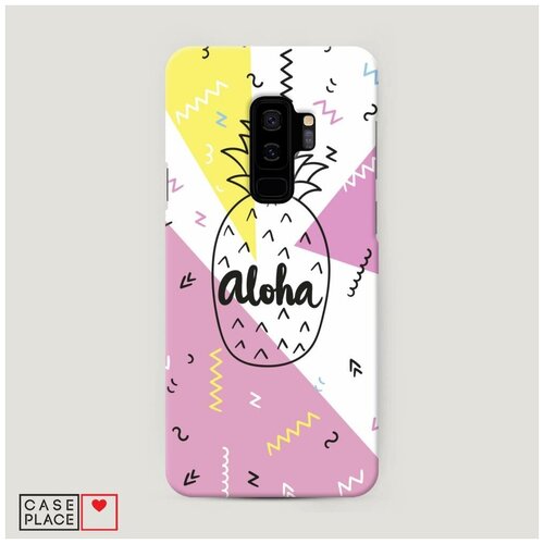 фото Чехол пластиковый samsung galaxy s9 plus aloha ананас case place