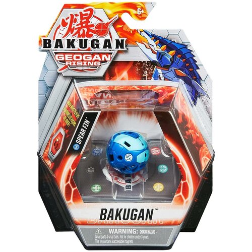 Фигурка-трансформер Bakugan S3 Spear Fin 6061459/20132748, синий bakugan фигурка трансформер s3 ra gold 6061459 20129965