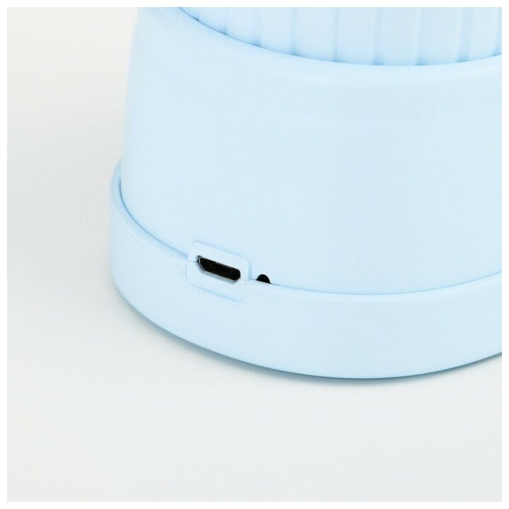 Лампа настольная "Ботинок лось" LED 3 режима 3Вт USB органайзер синий 8х11х31 см - фотография № 9