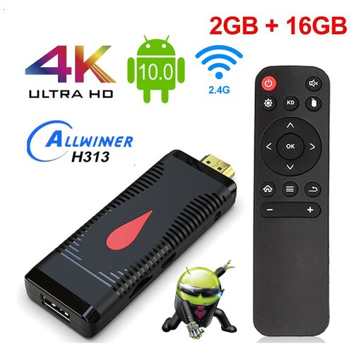 OT-DVB30 медиа плеер Allwinner H313 Android100 2Гб Flash 16ГБ Wi-Fi 350400₽
