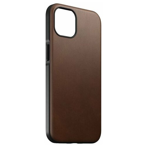 Чехол Nomad Modern Leather MagSafe для iPhone 13 Чёрный