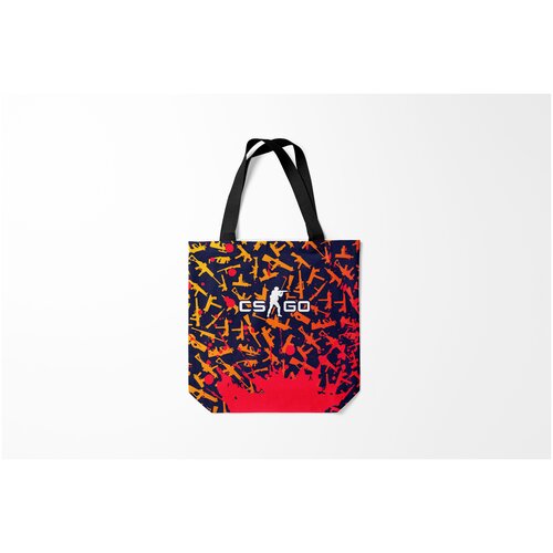 фото Сумка-шоппер / 40х40 см / геймерам / counter strike cs go кс го burnettie