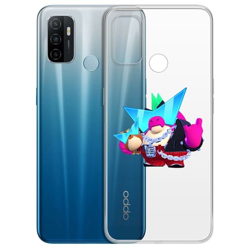 Чехол-накладка Clear Case Brawl Stars-Плохиш Базз для OPPO A53 (2020)/A33 (2020) чехол накладка krutoff clear case brawl stars плохиш базз для iphone 5 5s