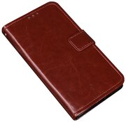 Чехол-книжка Чехол. ру из качественной импортной кожи с мульти-подставкой и визитницей для Meizu MX6 5.5 коричневый