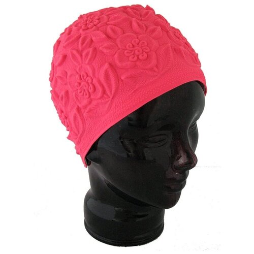 фото Шапочка для плавания fashy latex ornament cap , арт.3102-00-43, латекс, розовый