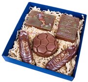 Шоколадная фигурка из бельгийского шоколада "Шоколадный набор "Футбольный № 1"