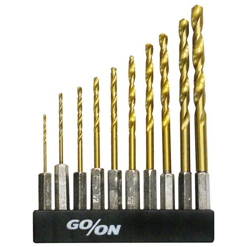 Набор сверл по металлу GO/ON! Titan-HSS HT-361 1,5-6 мм, 10 шт