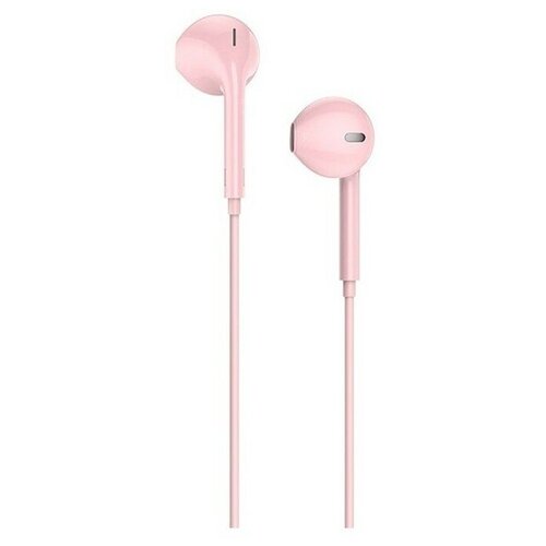 Наушники Hoco M55 проводные вкладыши микрофон Jack 35 12 м розовые 38900₽