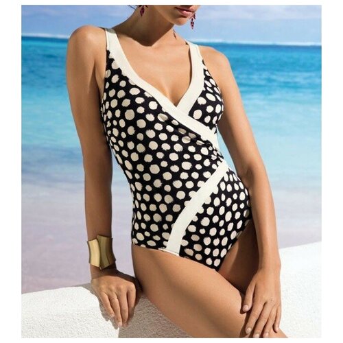 фото Слитный купальник sielei, размер 3d, черный