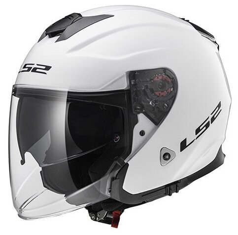 Открытый шлем LS2 OF521 Infinity Solid белый