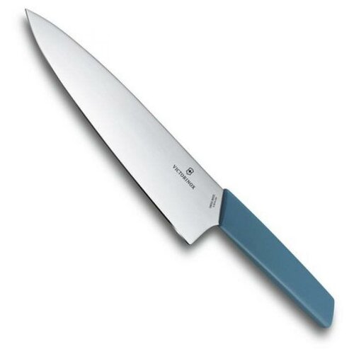 фото Нож victorinox разделочный, лезвие 20 см, голубой