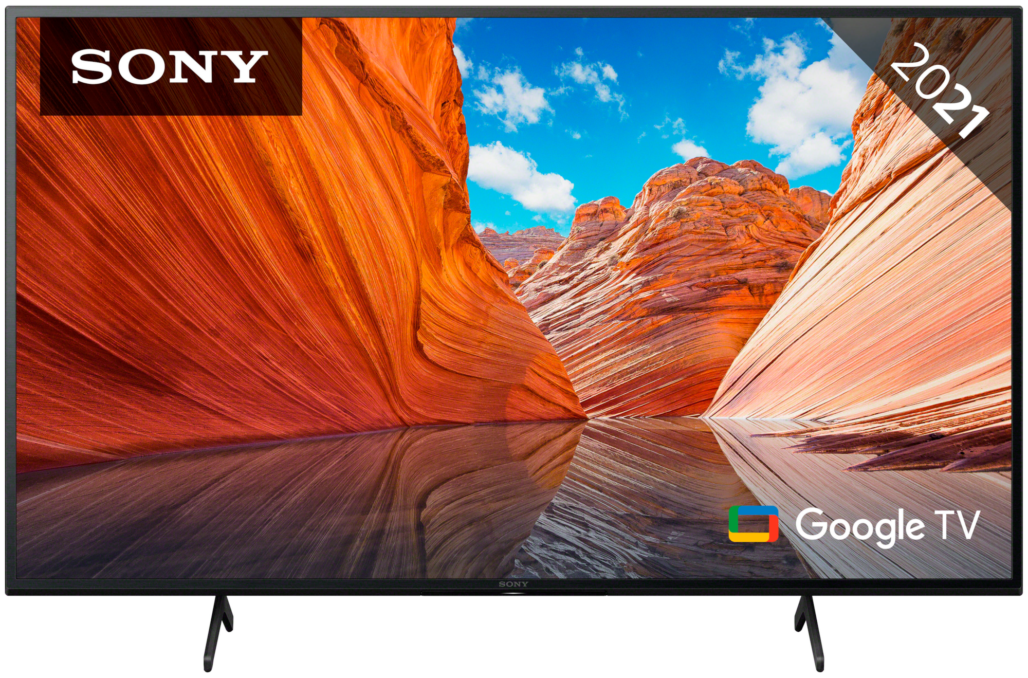 65" Телевизор Sony KD-65X80J 2021 LED, HDR, черный