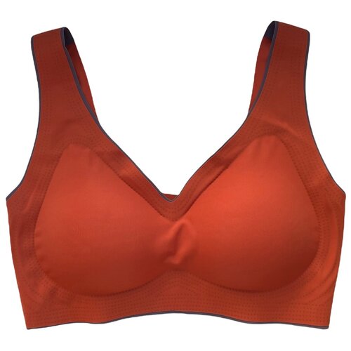 Бюстгальтер женский Kaifei бесшовный с чашечками и застежками, без косточек, размер L (44-46), цвет баклажан