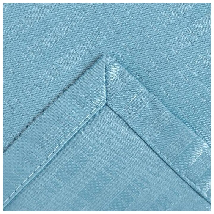 Скатерть Этель Shine 150*220 +/-3см, цв. серо-синий, пл. 192 г/м2, хл с вгмо