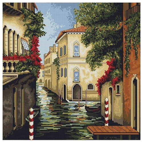 фото Набор для вышивания luca-s b240 венеция в цветах