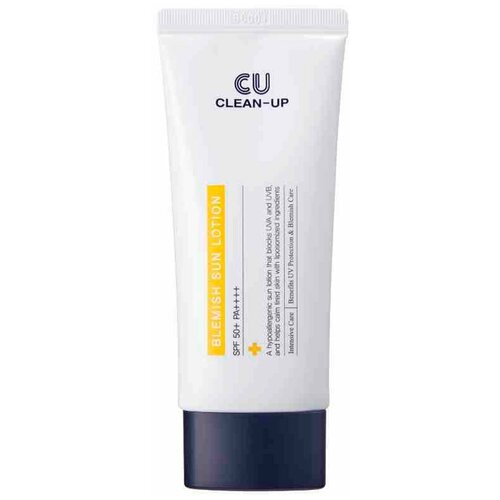 Успокаивающий солнцезащитный крем-лосьон CUSKIN Clean-Up Blemish Sun Lotion SPF 50+PA++++