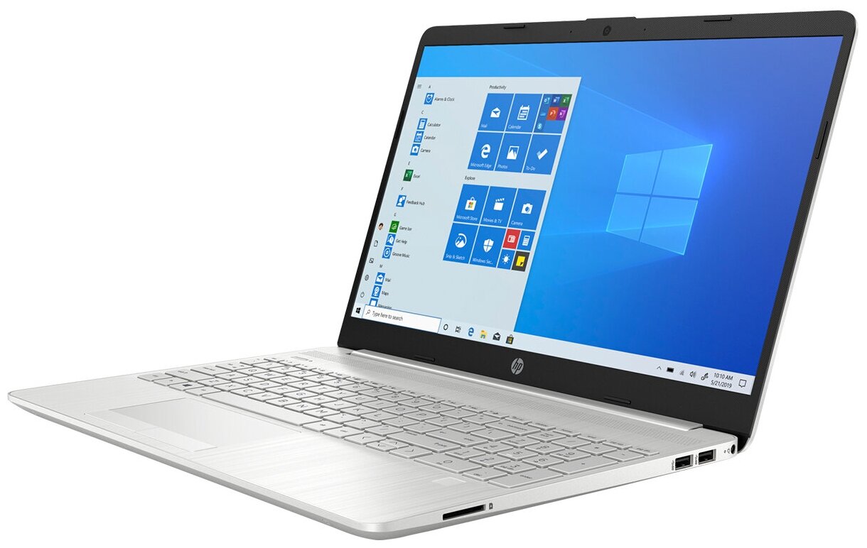 Ноутбук HP 15-dw3025ur 427X3EA Intel Core i5 1135G7 2400MHz1561920x10808GB512GB SSDNVIDIA GeForce MX350 2GBDOS Silver
