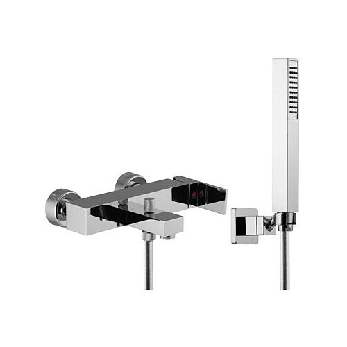 F3504CR Смеситель для ванны с душевым комплектом Fima Carlo Frattin Brick, хром