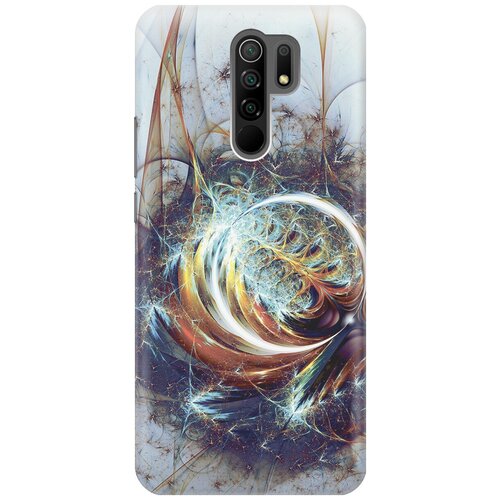 фото Силиконовый чехол синяя абстракция на xiaomi redmi 9 / сяоми редми 9 re:pa