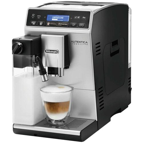 Кофемашина DELONGHI ETAM 29.660.SB, 1450 Вт, объем 1,4 л, емкость для зерен 200 г, автоматический капучинатор, серебристая