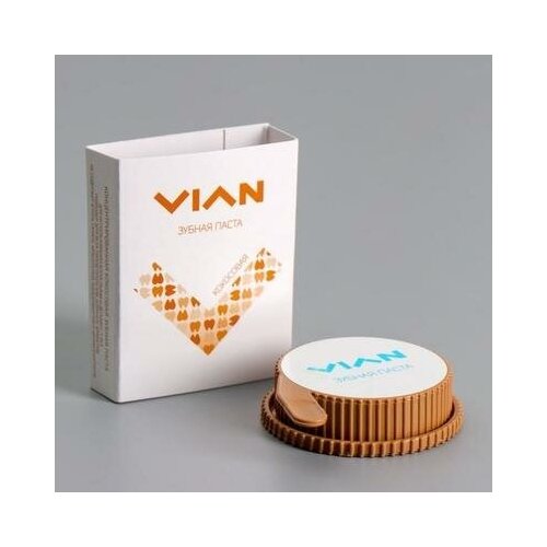 Зубная паста Vian кокосовая, концентрированная, 25 г Vian 4292314 .  - купить со скидкой