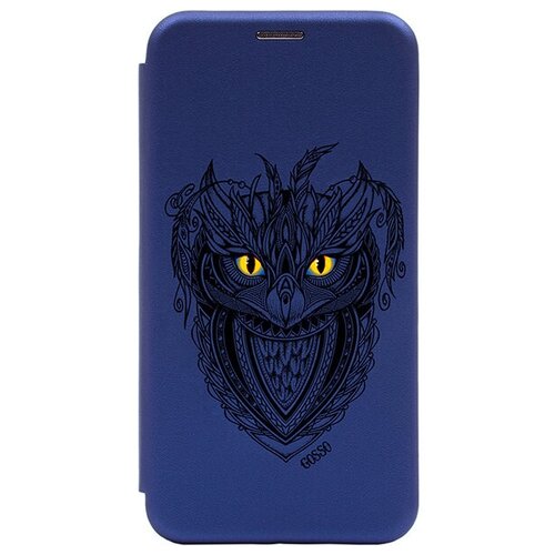 фото Чехол-книжка book art jack grand owl для xiaomi mi 9 lite / cc9 синий gosso