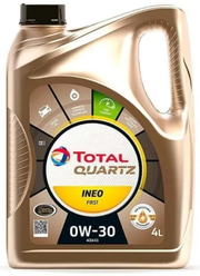 Синтетическое моторное масло TOTAL Quartz INEO First 0W30, 4 л
