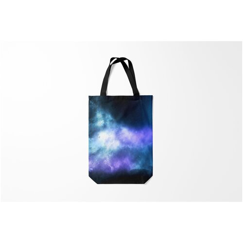 фото Сумка-шоппер / 31х42 см / популярные иллюстрации / астрономия космос голубое небо burnettie