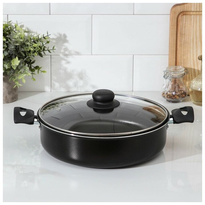 Жаровня с крышкой SCOVO Consul RC-041 26см - фото №8