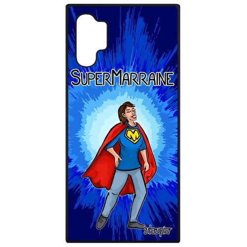 фото Защитный чехол для мобильного // galaxy note 10 plus // "суперкрестная" герой мама, utaupia, синий