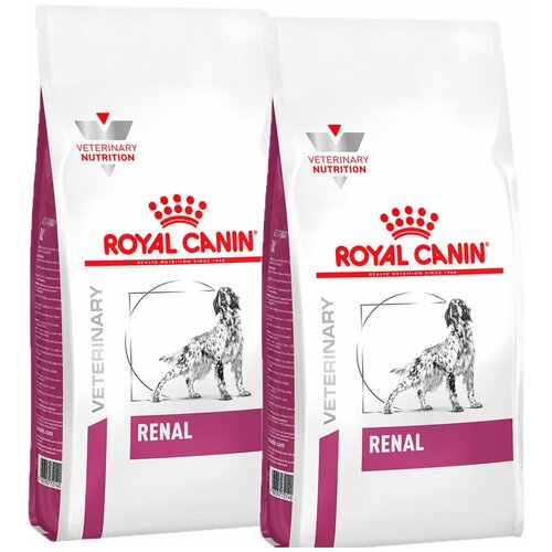 Сухой корм ROYAL CANIN RENAL RF14 для взрослых собак при хронической почечной недостаточности (2 + 2 кг)