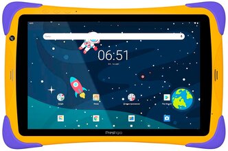 10.1" Планшет Prestigio SmartKids Up (2021), RU, 1/16 ГБ, Wi-Fi, Android 10 Go Edition, оранжевый/фиолетовый