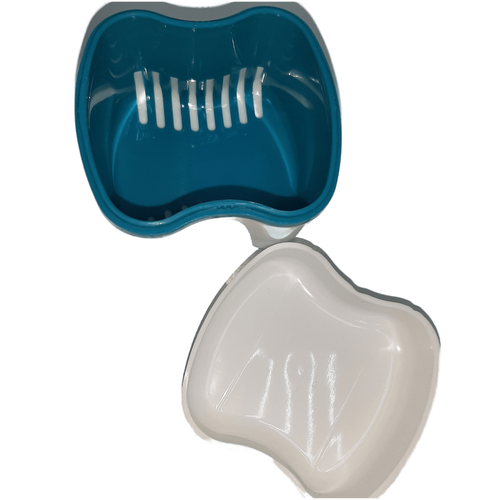 Купить Контейнер для хранения зубных протезов, Cotisen, белый, Полоскание и уход за полостью рта