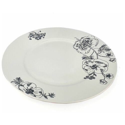 Тарелка плоская 27см Маки OLS-022-215 Shanghai CO