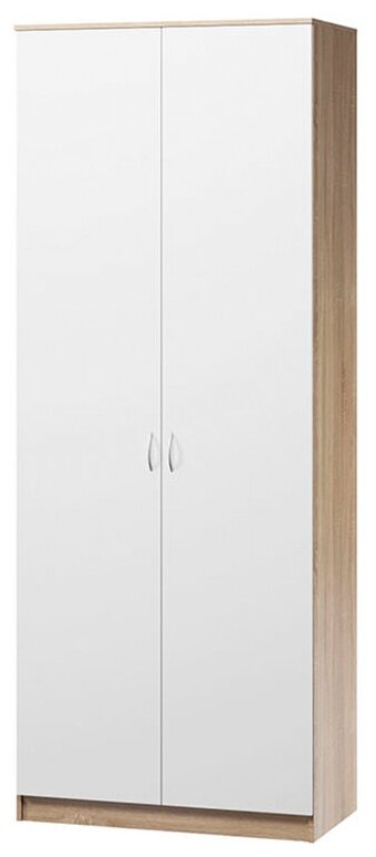 Шкаф для одежды Шарм-Дизайн Евро лайт 60х60х240 Дуб Сонома+Белый