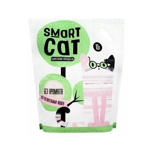 Smart Cat наполнитель силикагелевый наполнитель для чувствительных кошек, без аромата - 3,32 кг